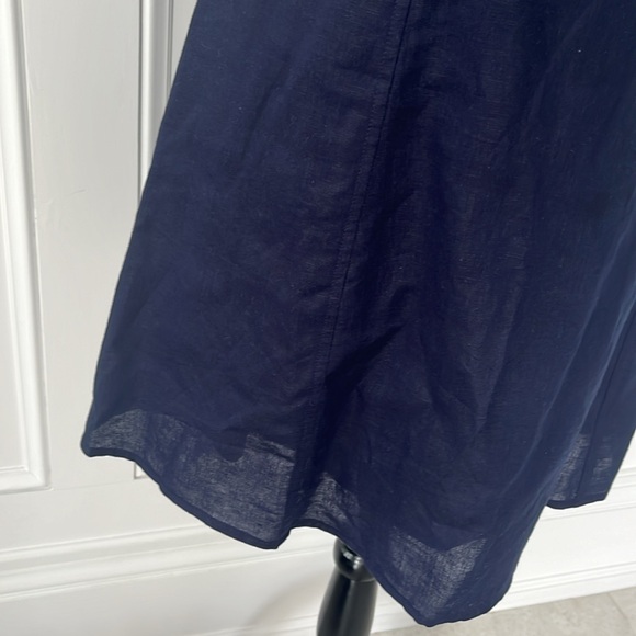 Gap linen navy blue dress - Picture 3 of 6